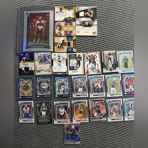 Football card lot/Refractors, #’d, autographs etc